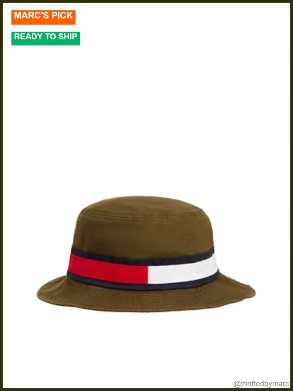 Men's Logo Bucket Hat - 100% Cotton, Adjustable, Breathable